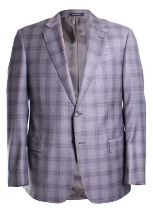 G-Line Trim Fit Windowpane Sport Coat