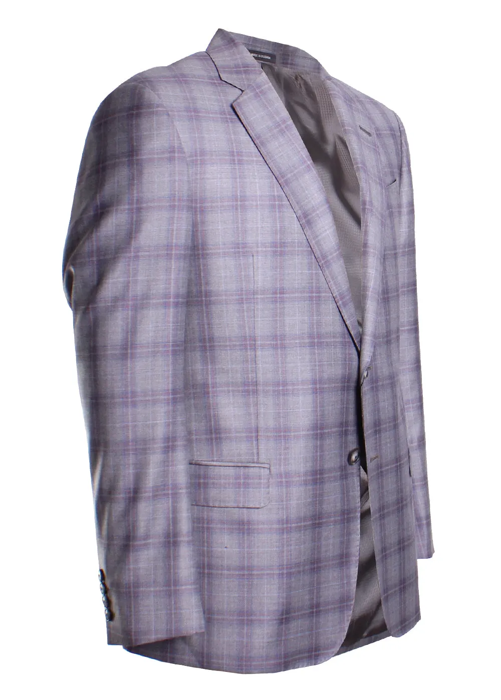 G-Line Trim Fit Windowpane Sport Coat