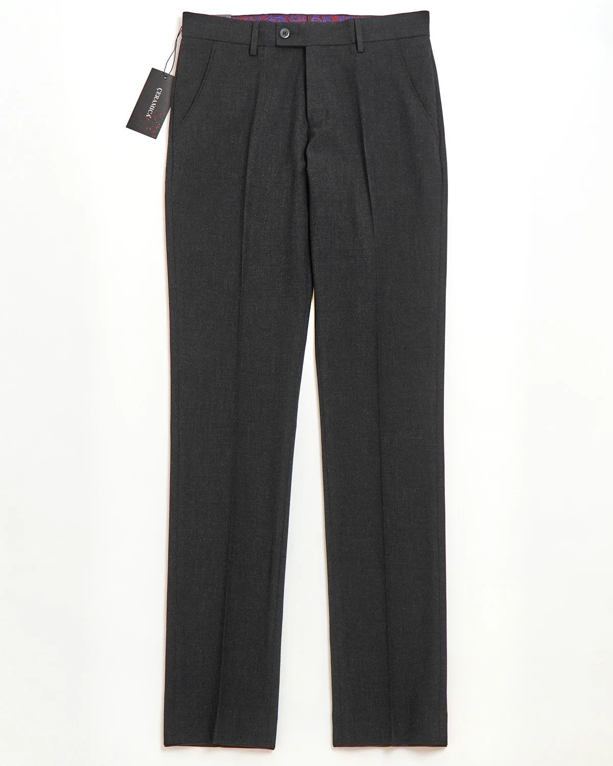 George Charcoal Ceramica Dress Pant