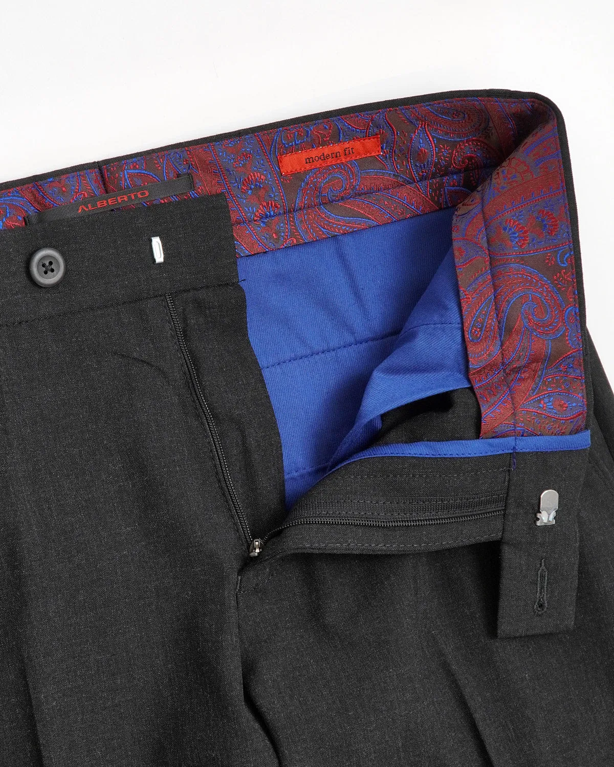 George Charcoal Ceramica Dress Pant