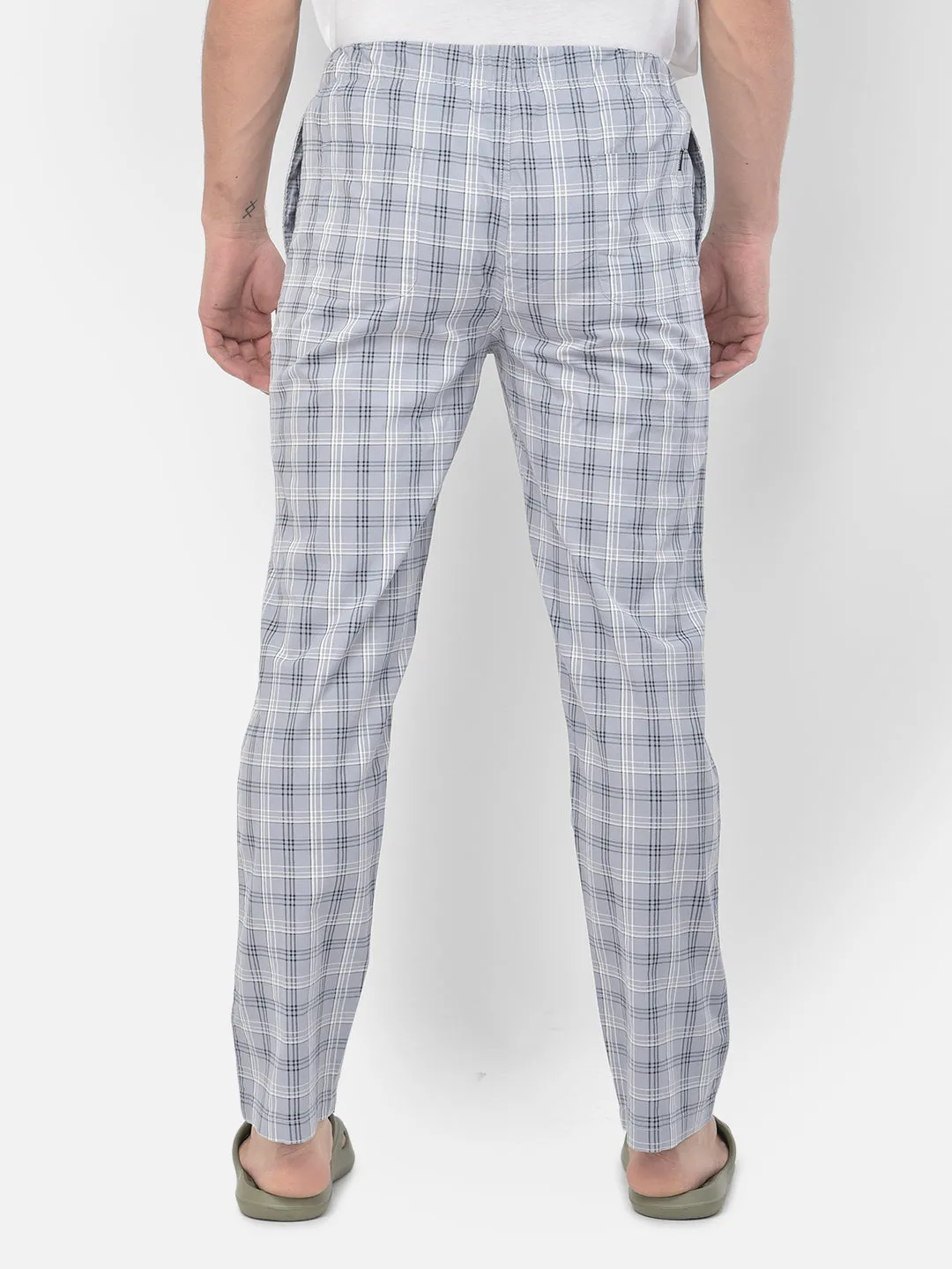 Grey Checked Lounge Pants