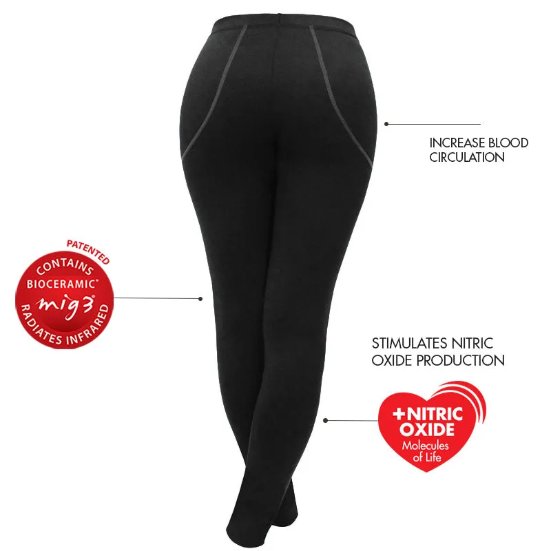 Invel® Active Shorts OTI Leggings with Bioceramic MIG3® Far-Infrared Technology