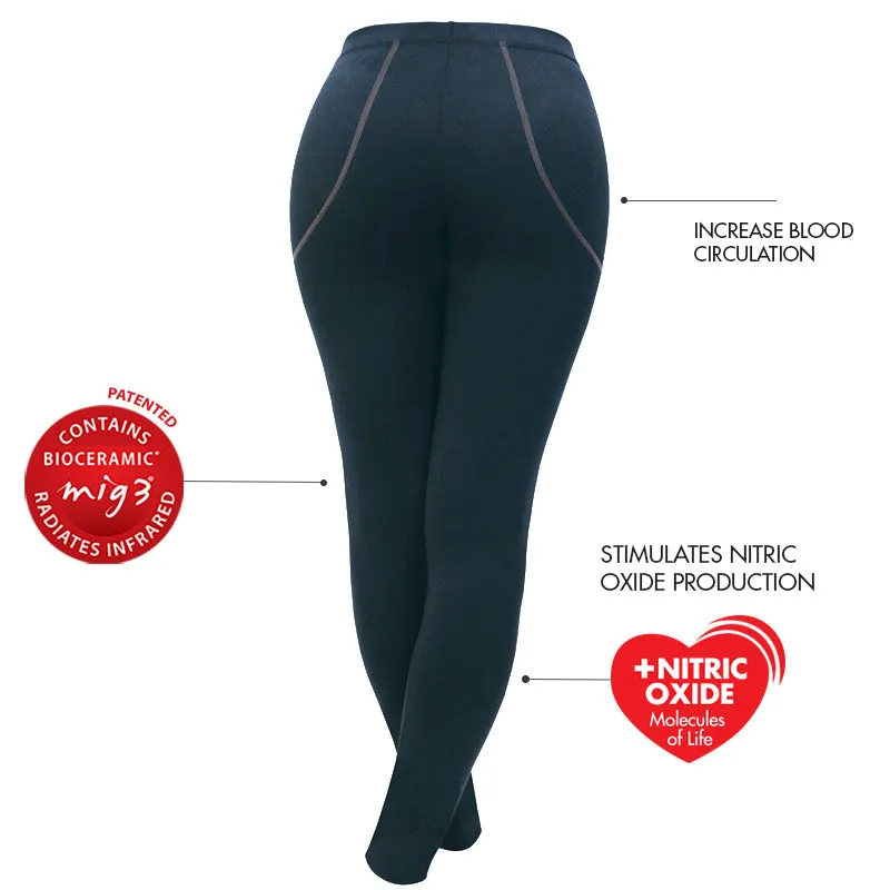 Invel® Active Shorts OTI Leggings with Bioceramic MIG3® Far-Infrared Technology