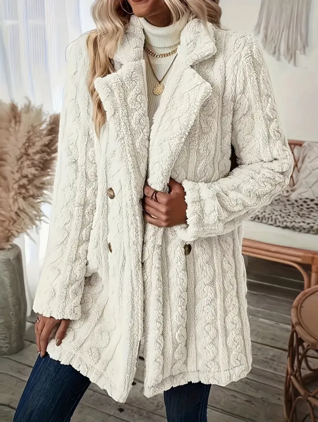 Ivyshape | Chic Cable Knit Fall Cardigan