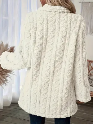 Ivyshape | Chic Cable Knit Fall Cardigan