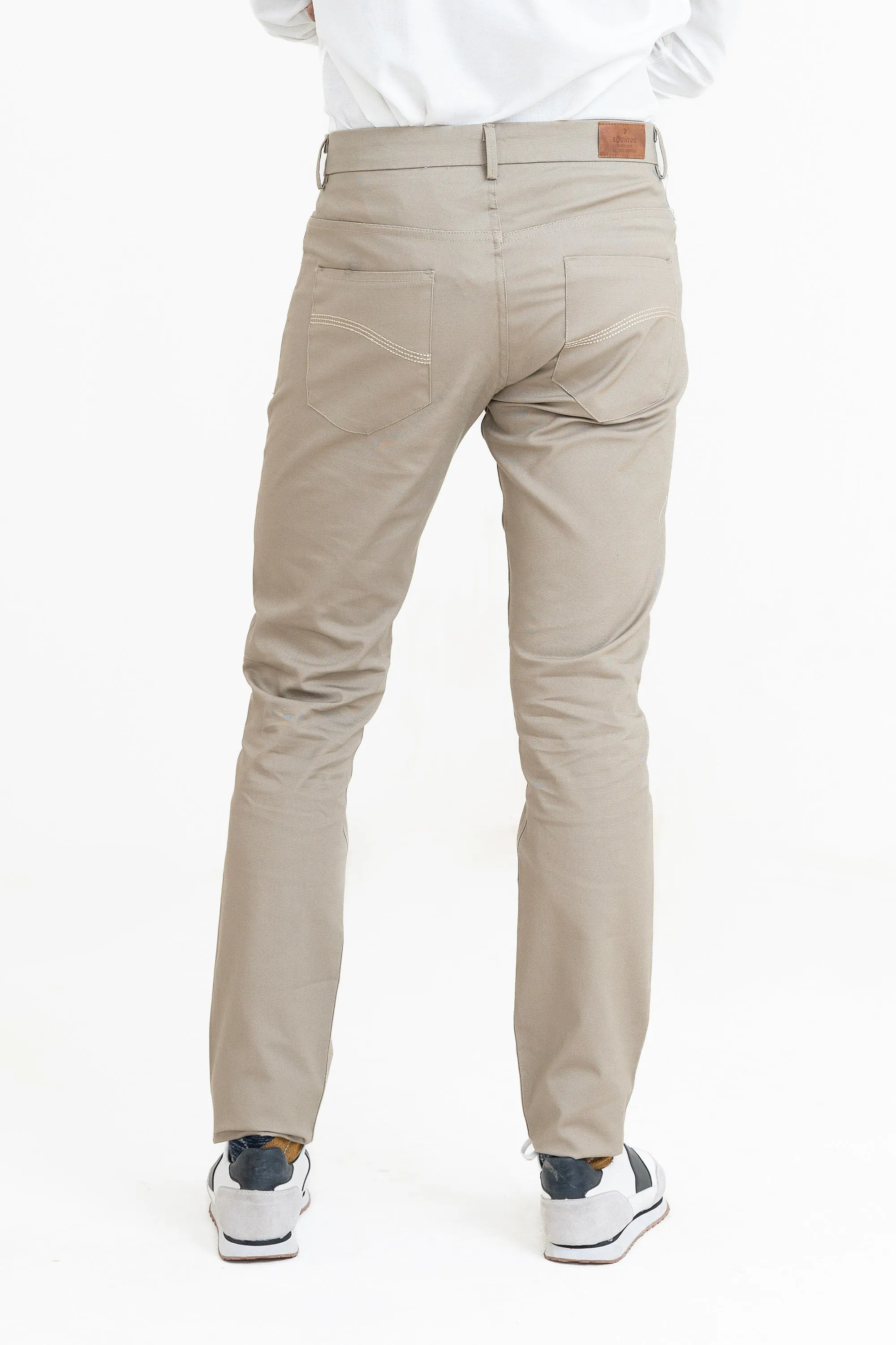 Khaki Smart Fit Pants