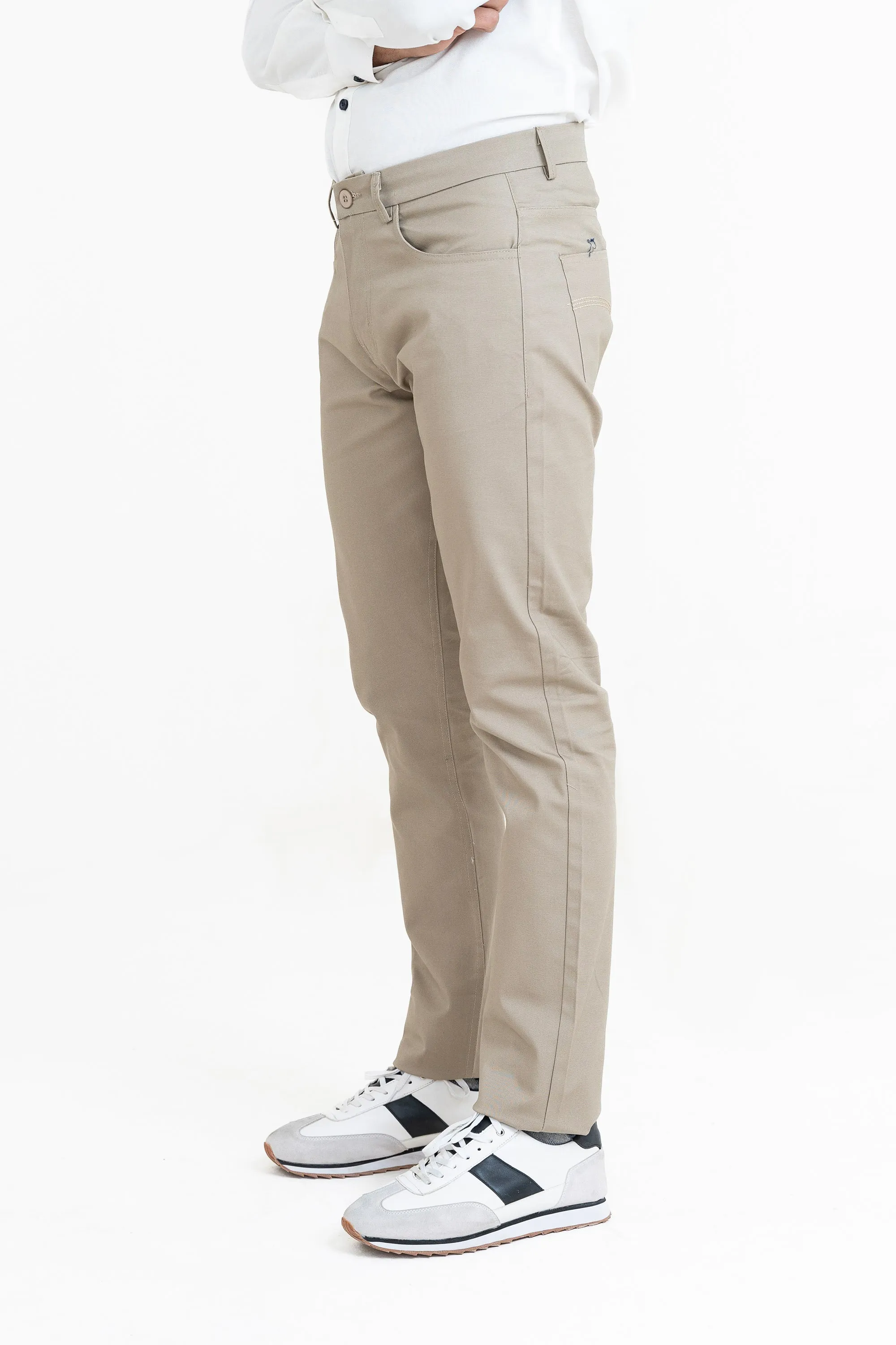 Khaki Smart Fit Pants