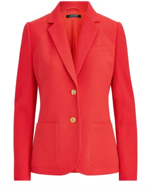 Lauren Ralph Lauren Womens Ronisha Knit Suit Separate Two-Button Blazer