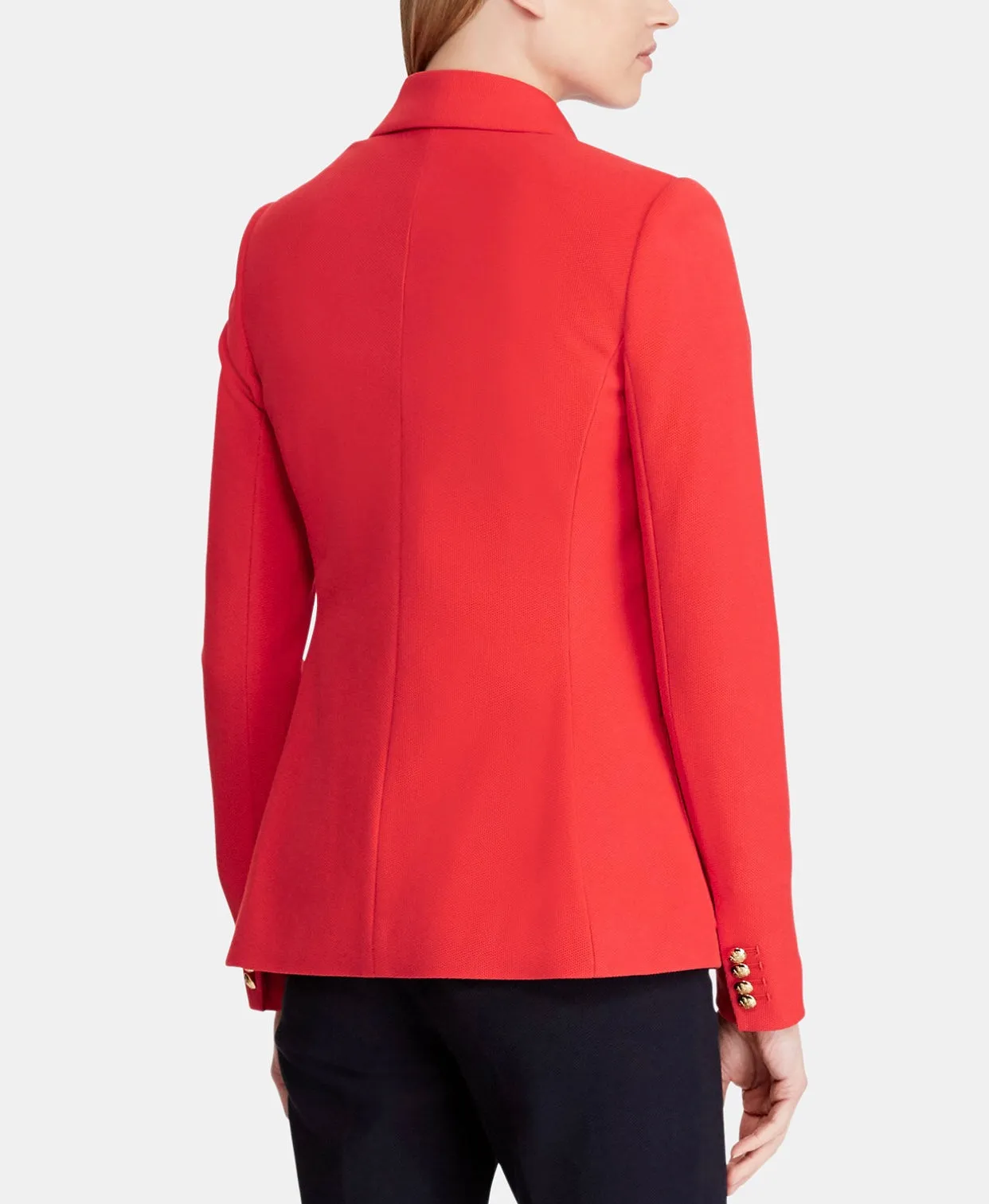 Lauren Ralph Lauren Womens Ronisha Knit Suit Separate Two-Button Blazer
