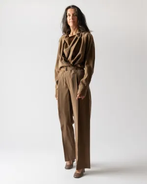 Lemaire Belted Relaxed Pants in Havana