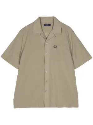 lightweight cotton-crepe shirt