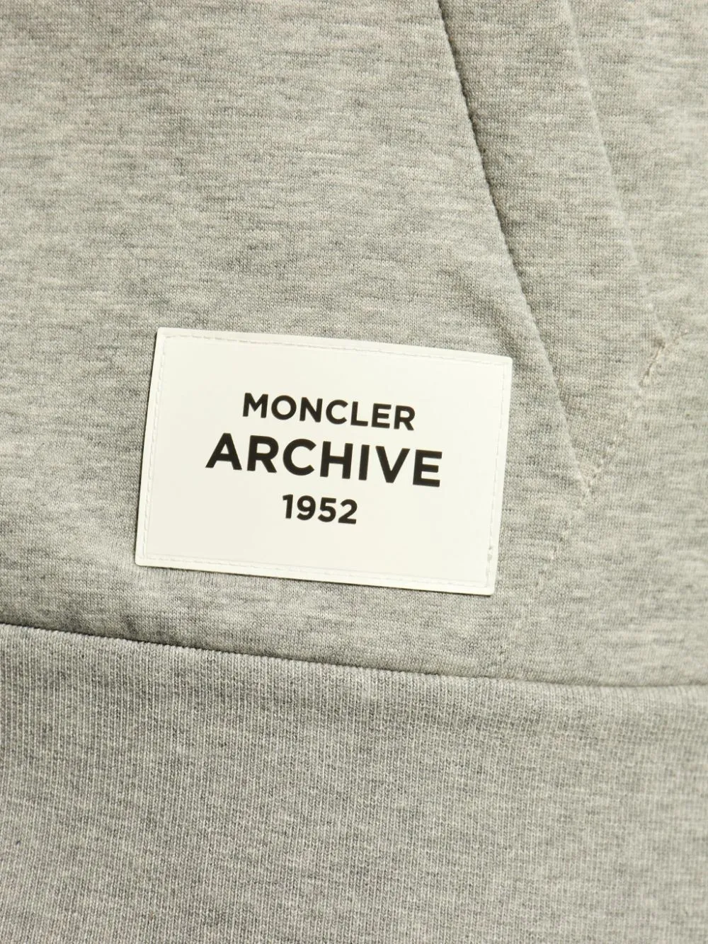 logo-appliqué zipped hoodie