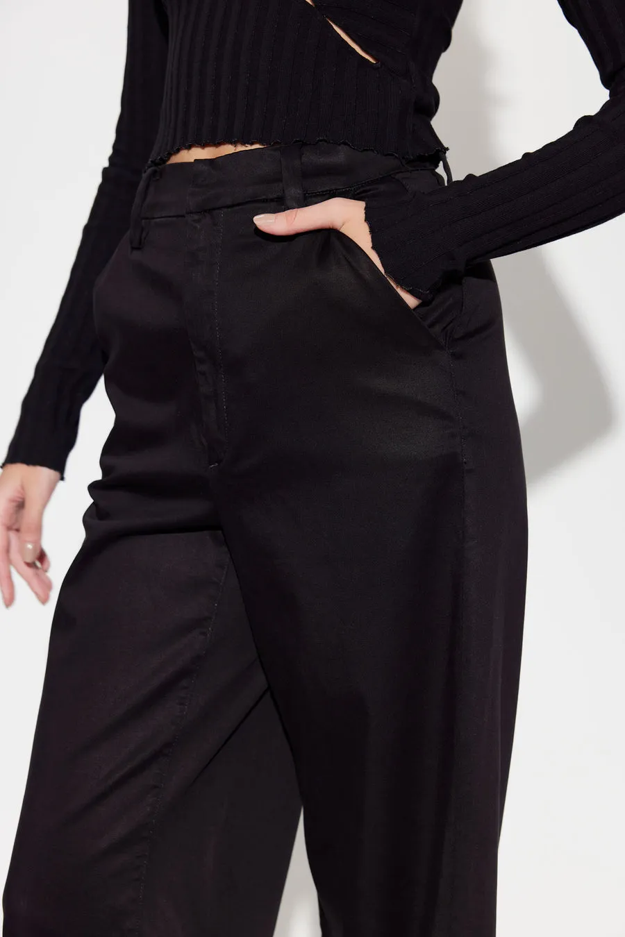 London Relaxed Pant - Black