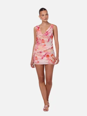 Lucia Mini Skirt - Dahlia Floral
