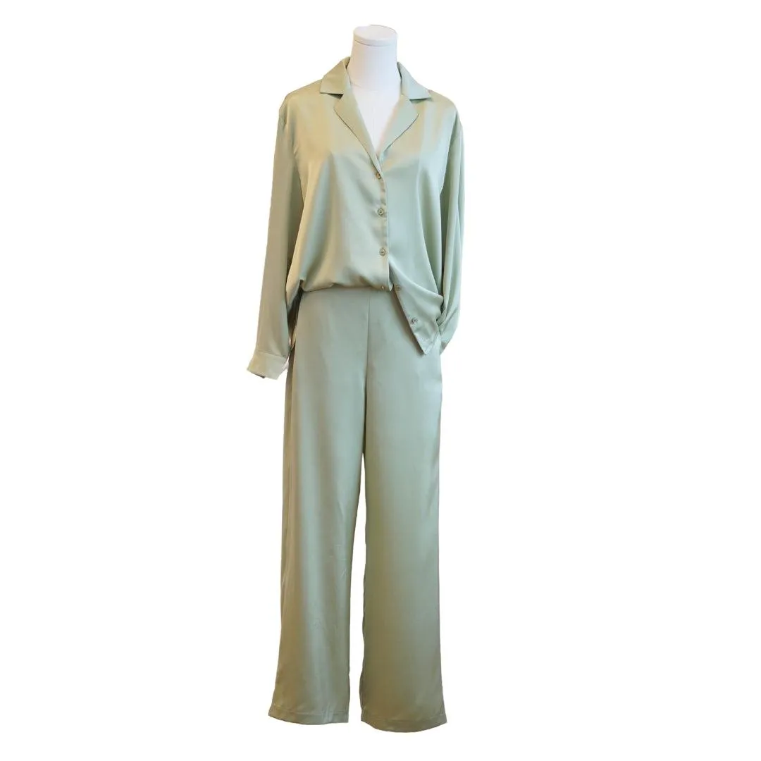 Luna Pants & Shirt Set // Pistachio