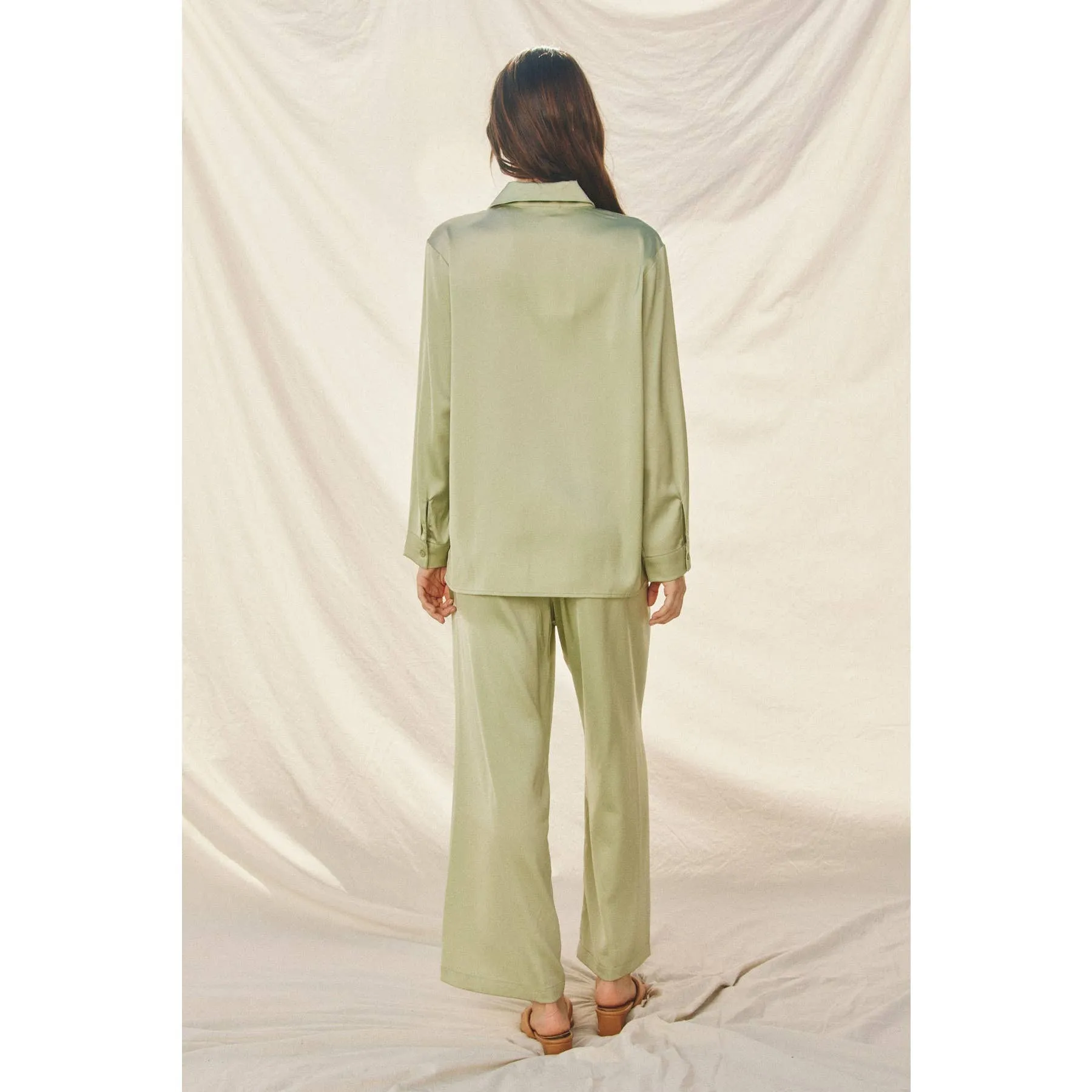 Luna Pants & Shirt Set // Pistachio