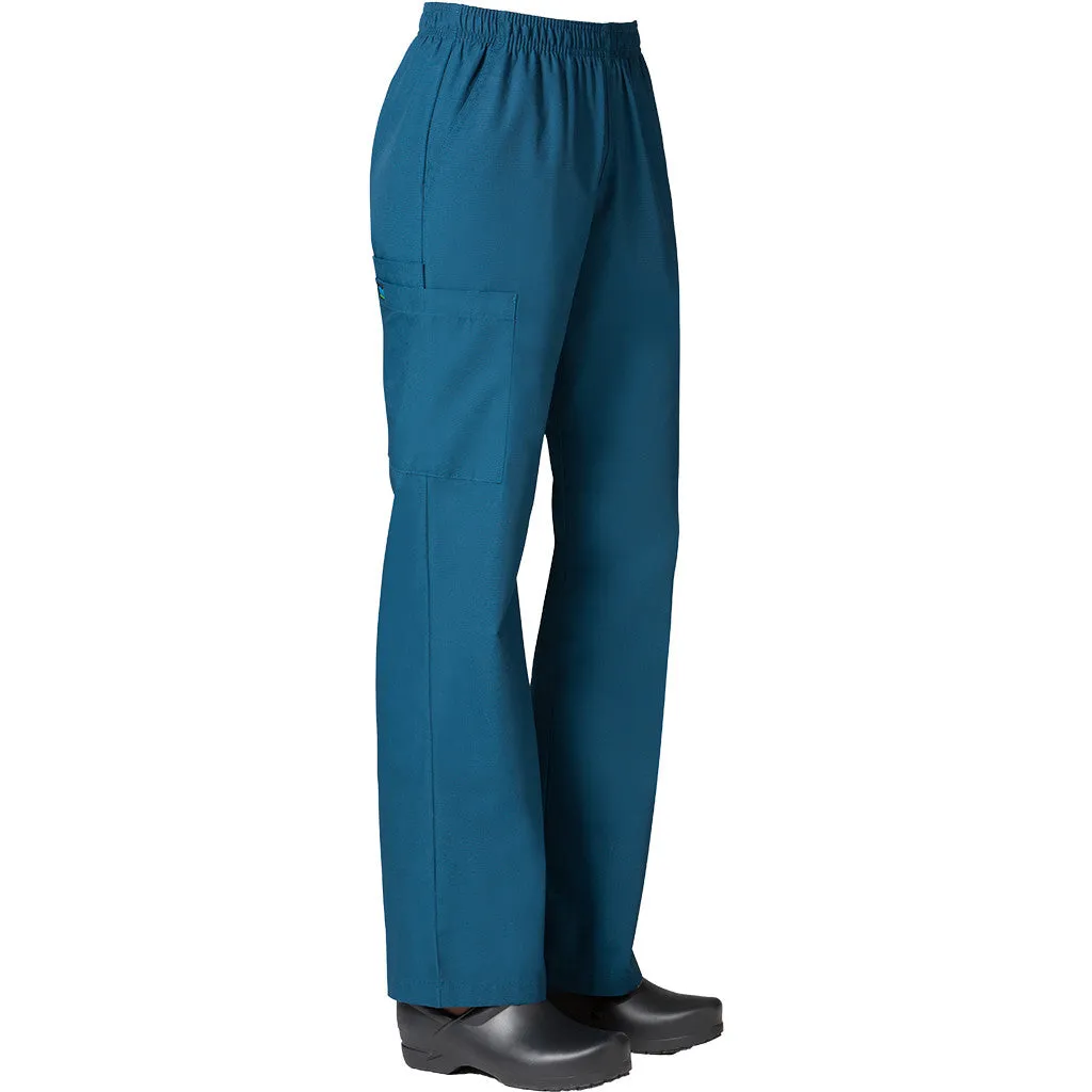 Maevn Core Womens Full Elastic Band Cargo Pant Style 9016 - Tall 33" Plus Size XXL - 3XL
