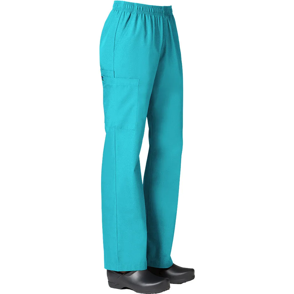 Maevn Core Womens Full Elastic Band Cargo Pant Style 9016 - Tall 33" Plus Size XXL - 3XL
