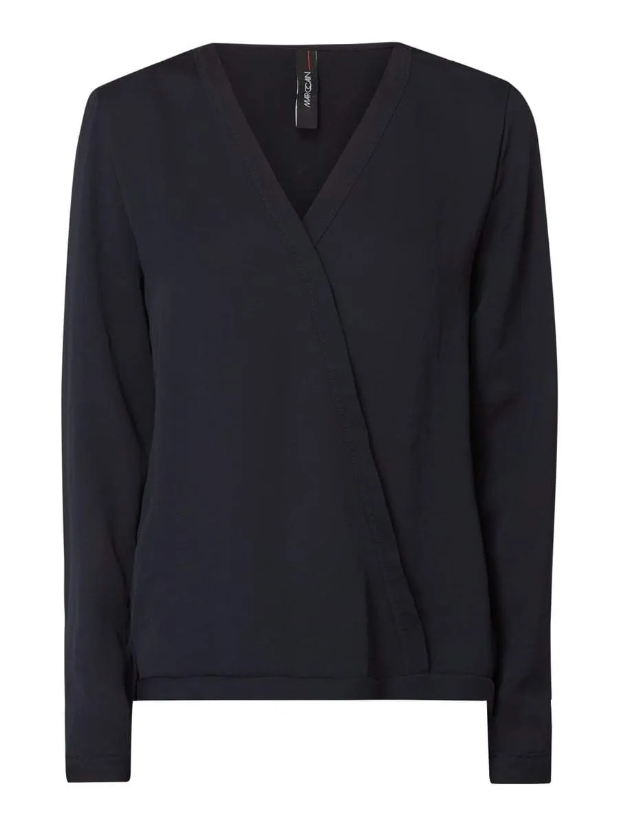 Marc Cain Collections Flowing Blouse MC 55.01 W39 Midnight Blue 395