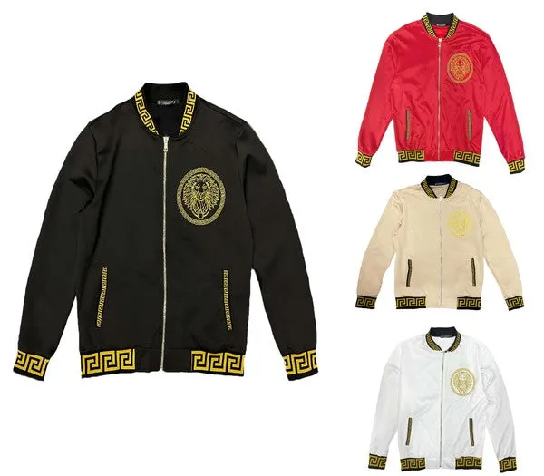 Mens Black and Gold Track Suit