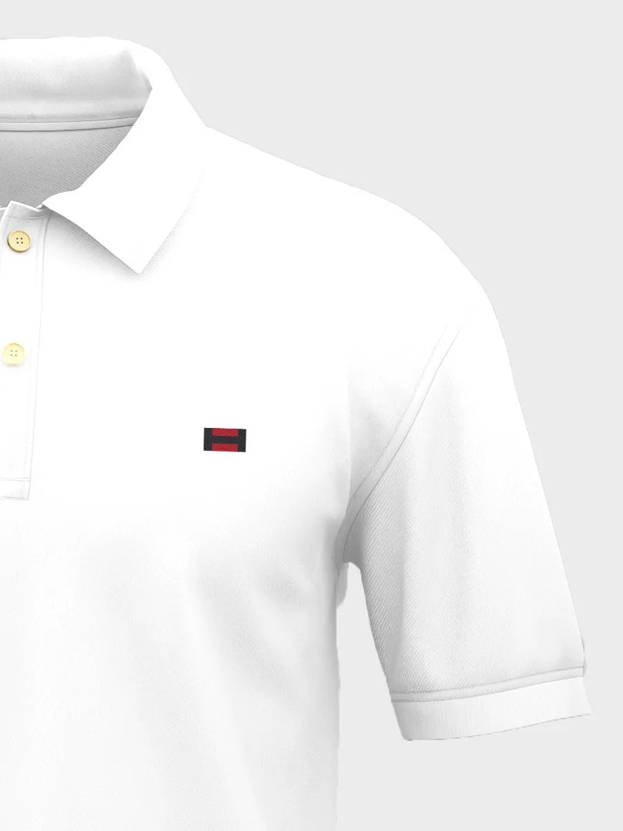 Men's Iconic White Polo Shirt