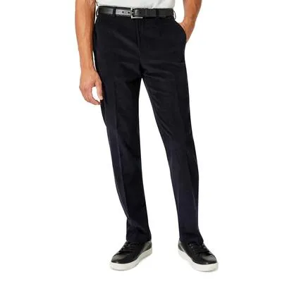 Michael Kors Men's Modern Fit Corduroy Pants Navy Blue 34 x 32