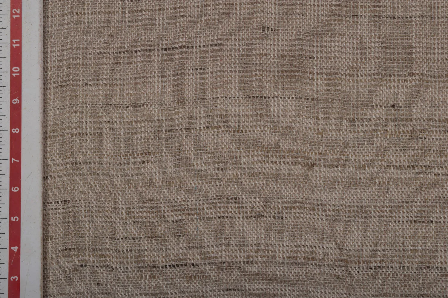 Natural Beige Plain Matka Silk Fabric