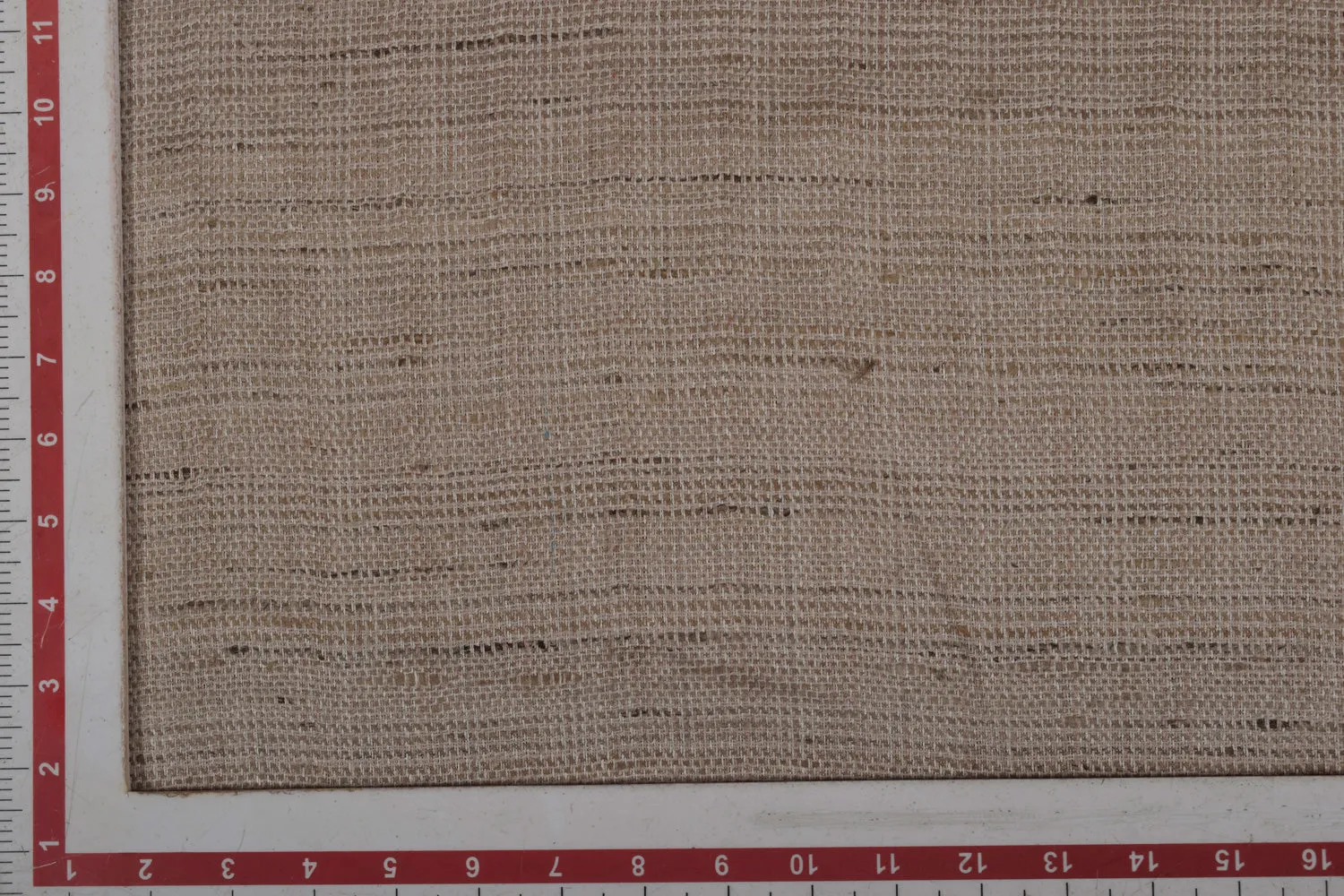 Natural Beige Plain Matka Silk Fabric