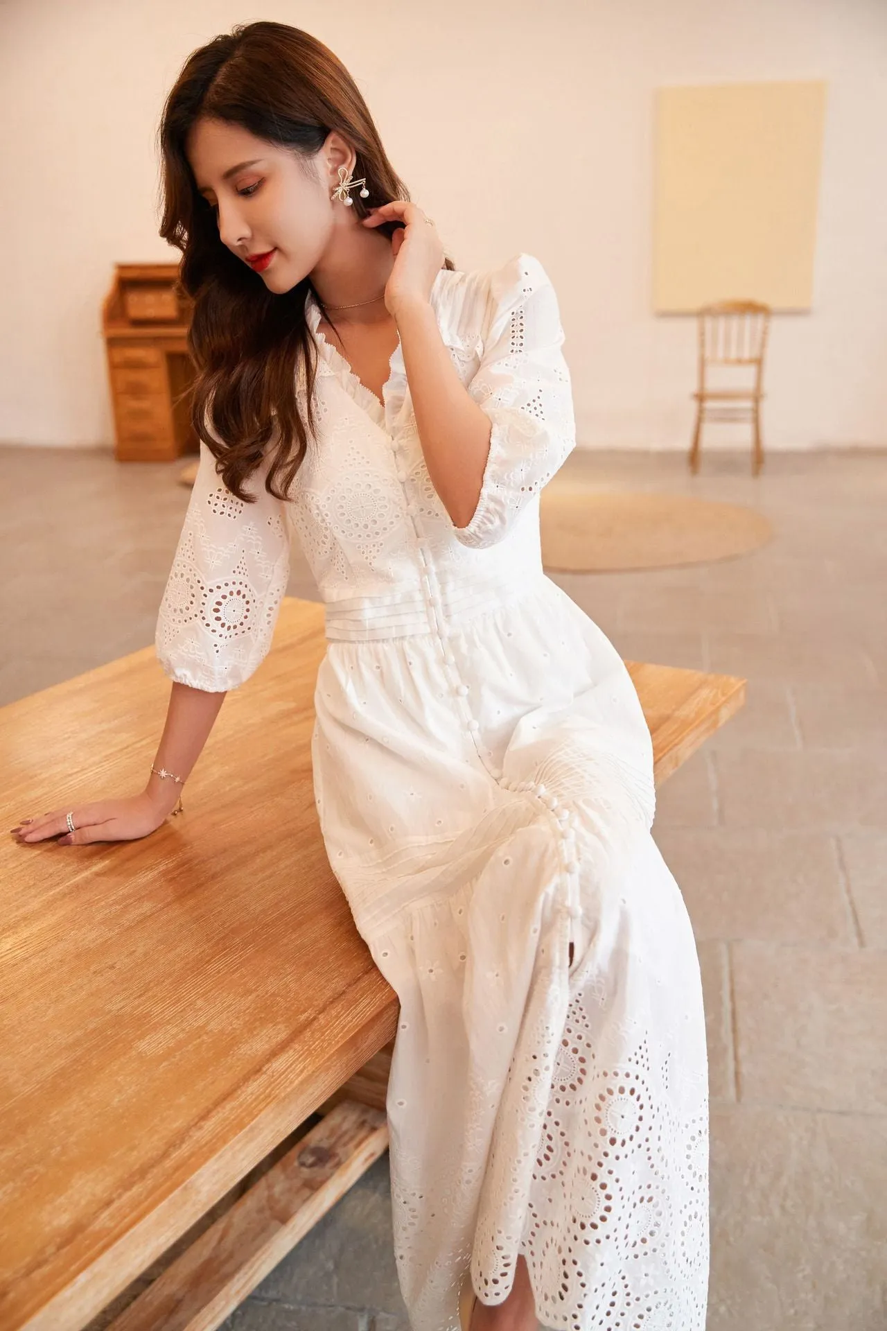 NIKKI Boho Chic Short Sleeve Dresses