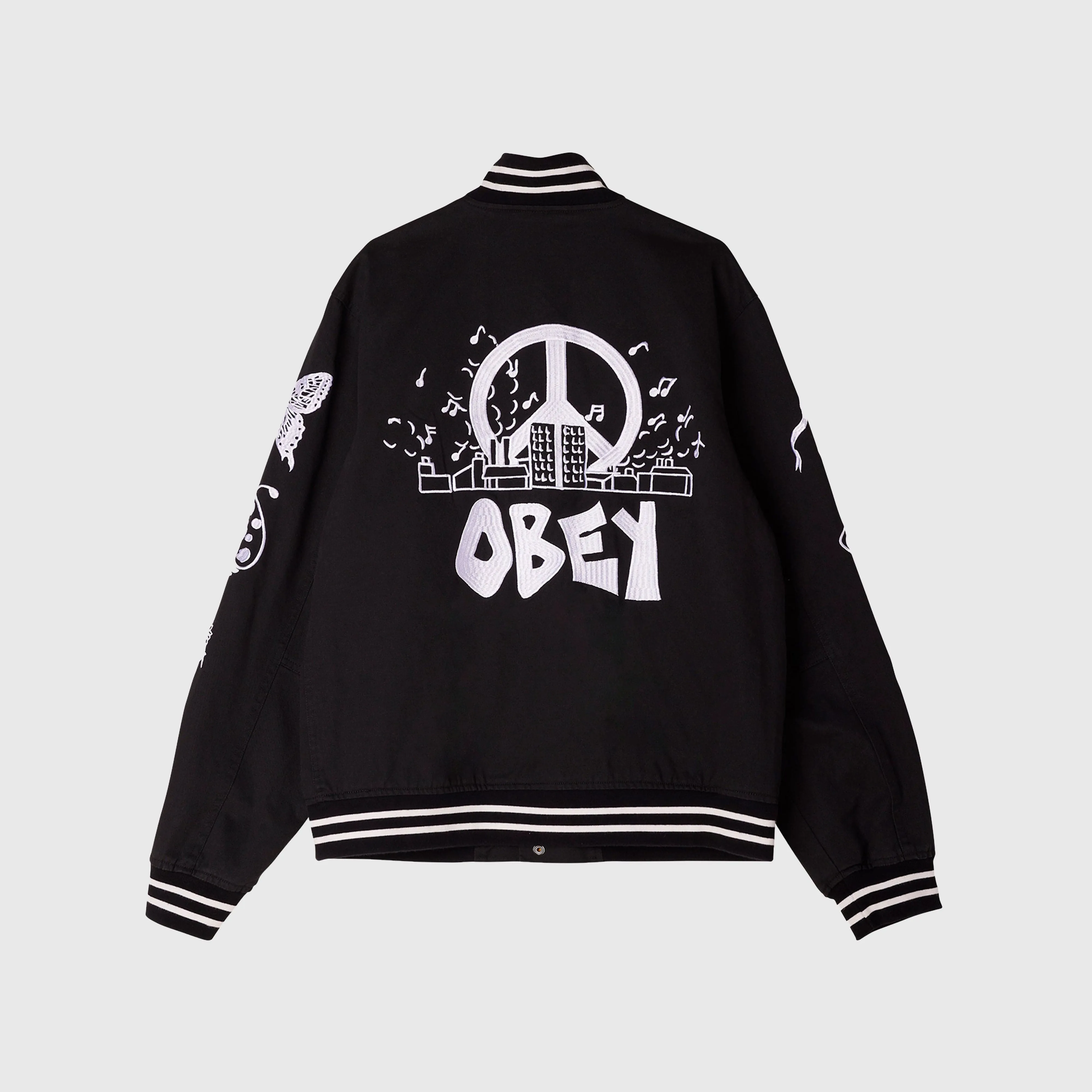 Obey Cherub Jacket - Black