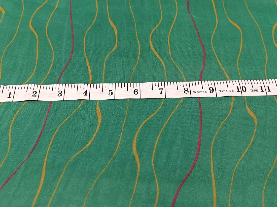 Organza  Leheriya print 44" wide available in four colors