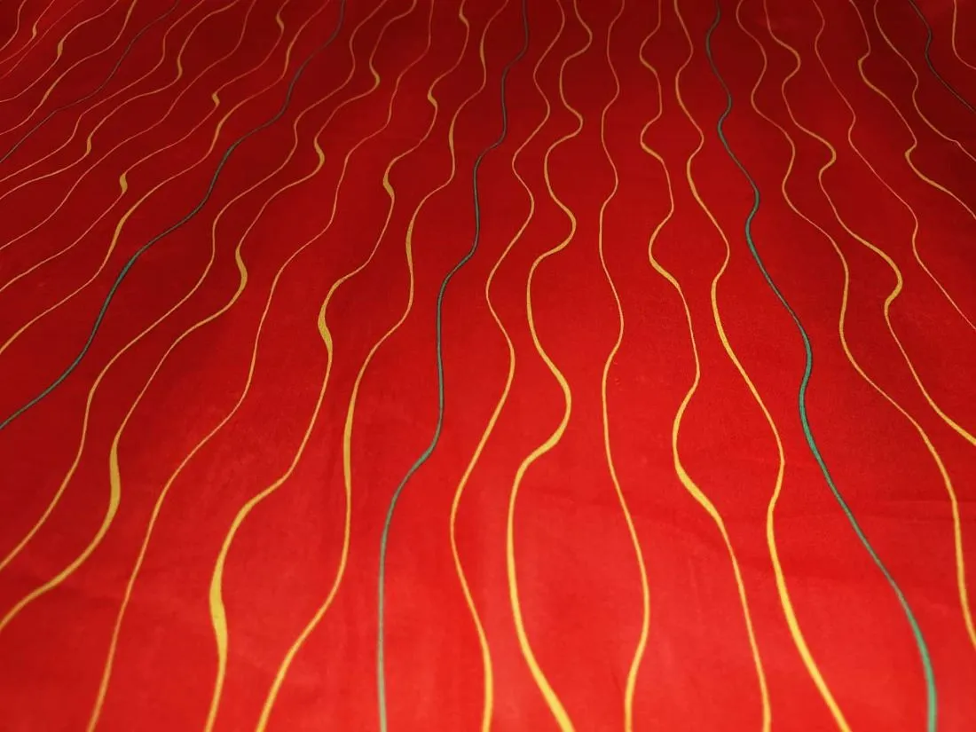 Organza  Leheriya print 44" wide available in four colors