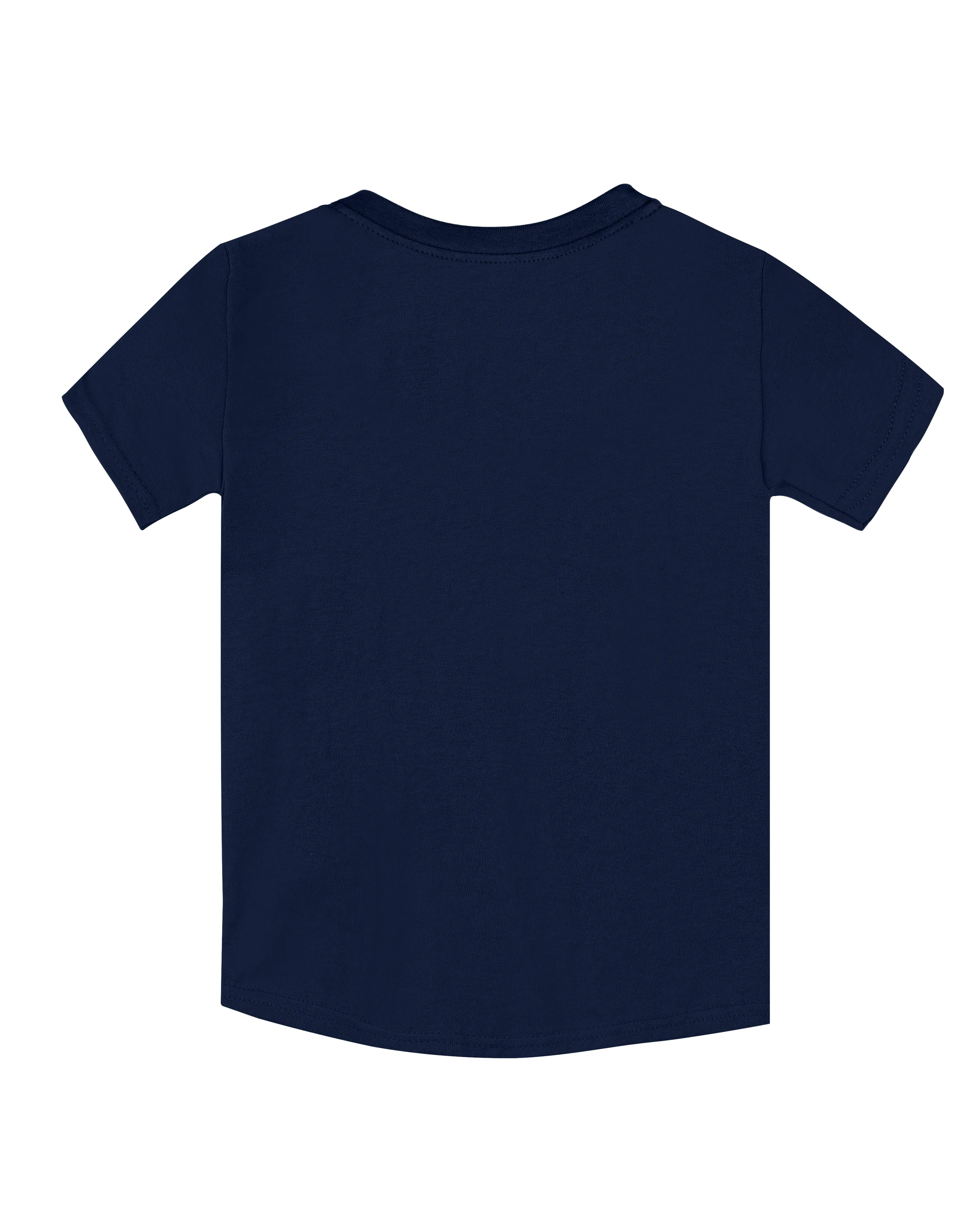 Pack of 2 Sky Blue-Gamer & Navy Blue-Born To Play Print Cotton T-shirt