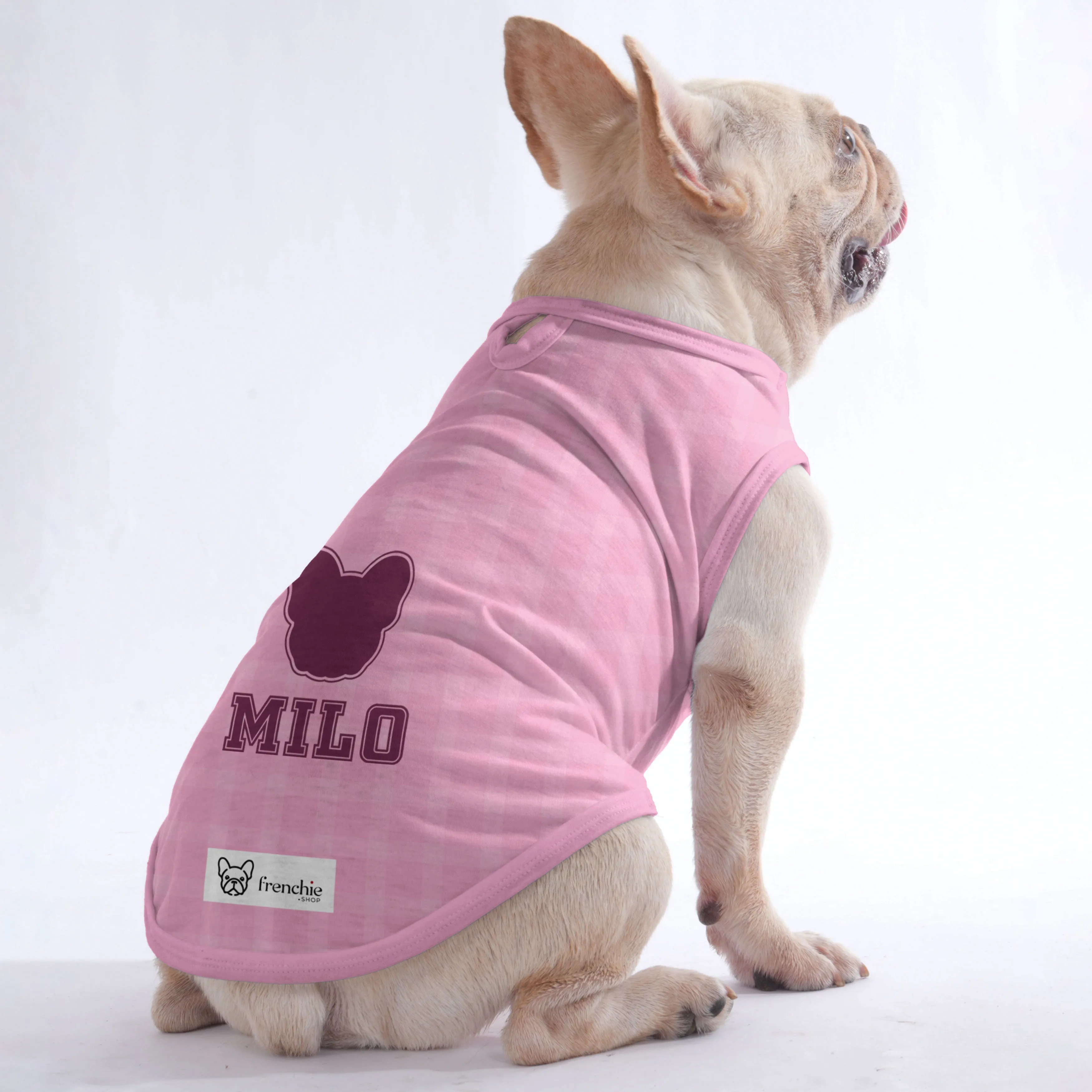 Personalized Shirt for Frenchies with Your Pup’s Name - Frenchie Shop Original