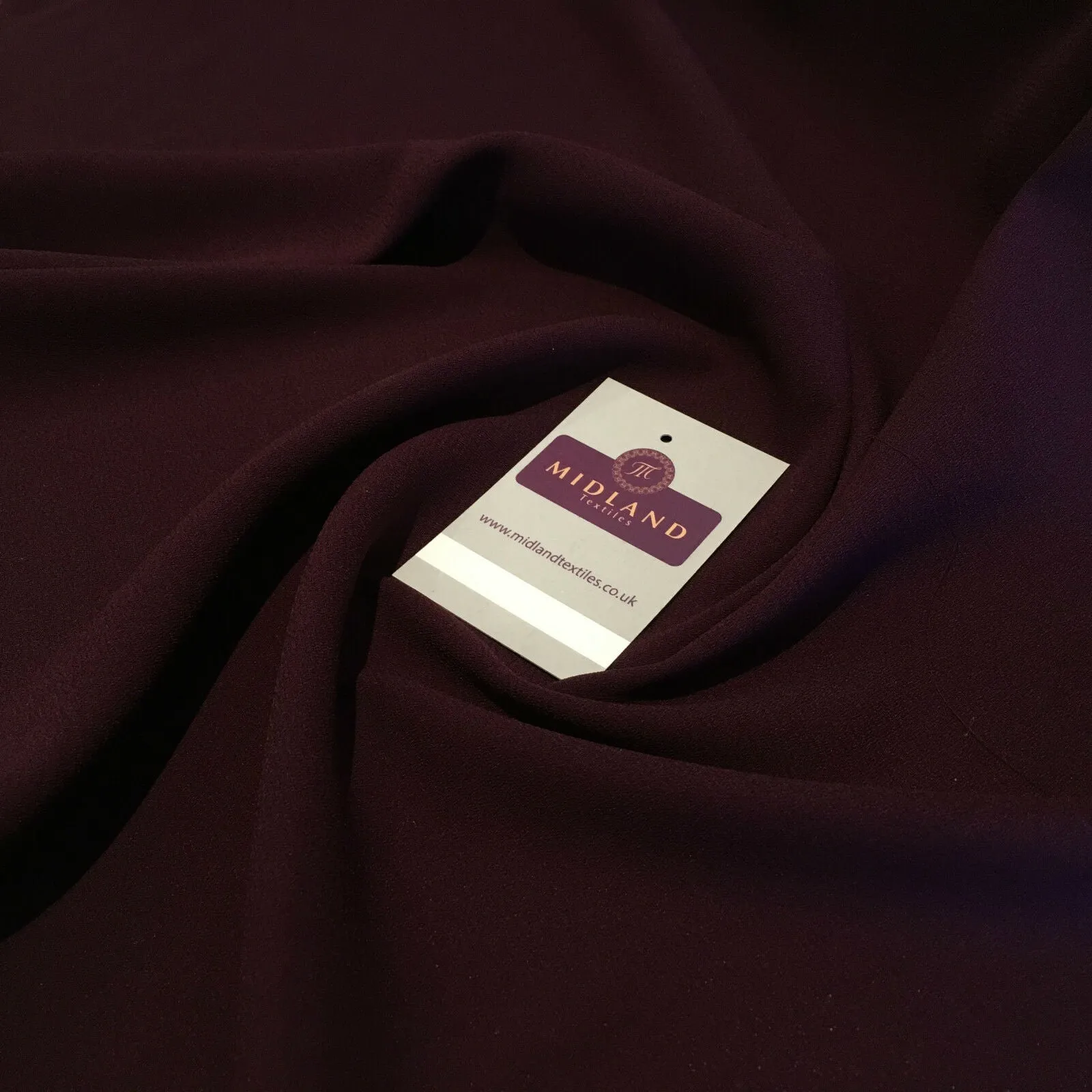 Plain Poly Moss Crepe Georgette dress fabric medium weight 44" Wide M440 Mtex