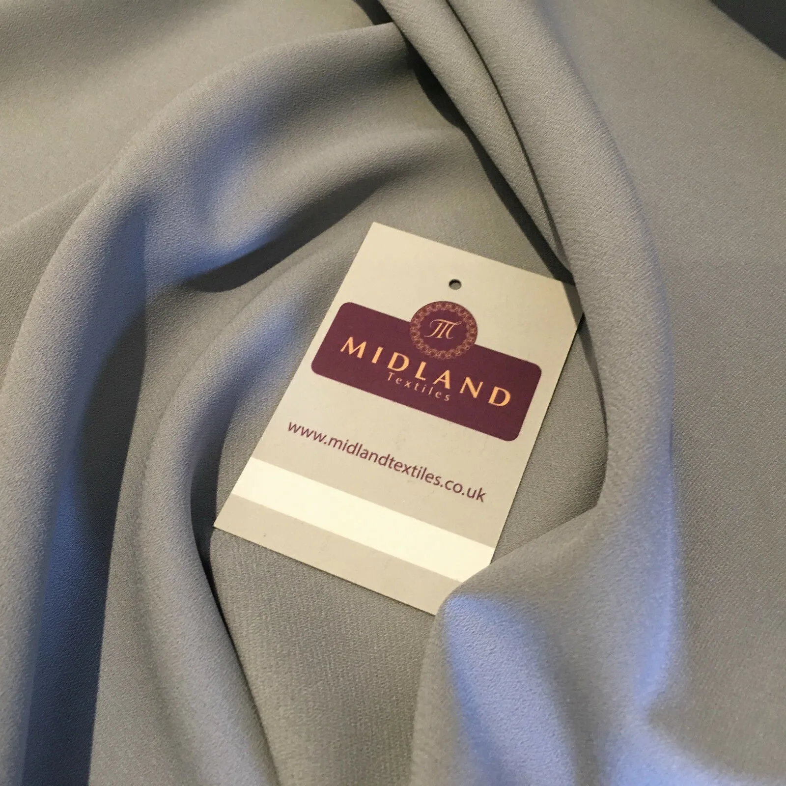 Plain Poly Moss Crepe Georgette dress fabric medium weight 44" Wide M440 Mtex