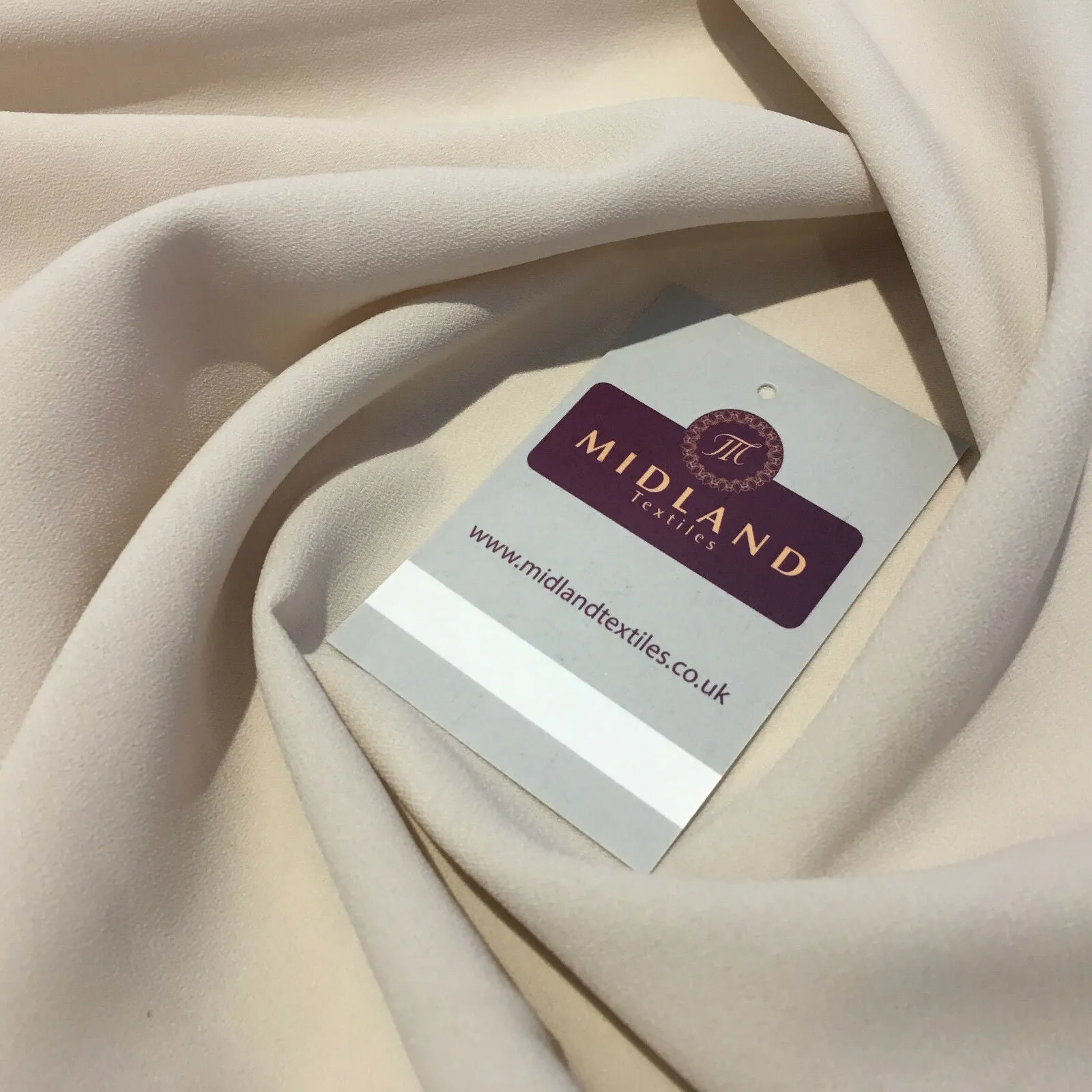 Plain Poly Moss Crepe Georgette dress fabric medium weight 44" Wide M440 Mtex