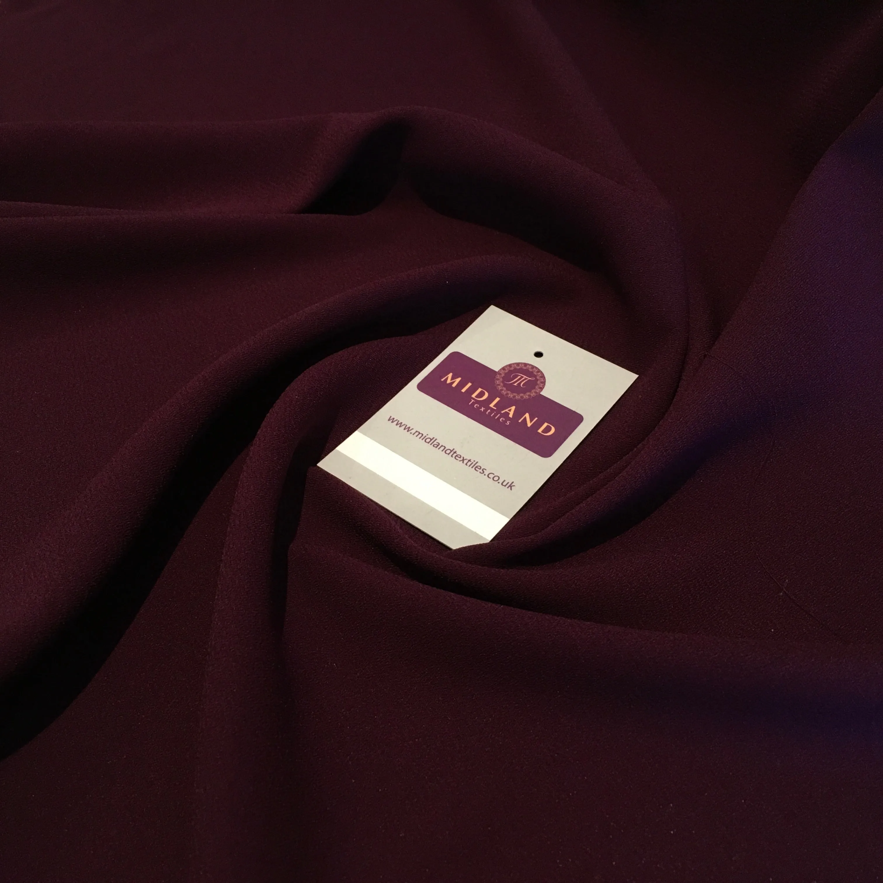 Plain Poly Moss Crepe Georgette dress fabric medium weight 44" Wide M440 Mtex