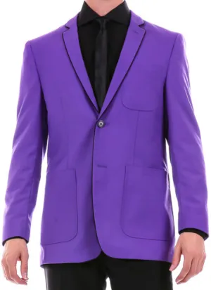 Porter Purple Men's Slim Fit Blazer