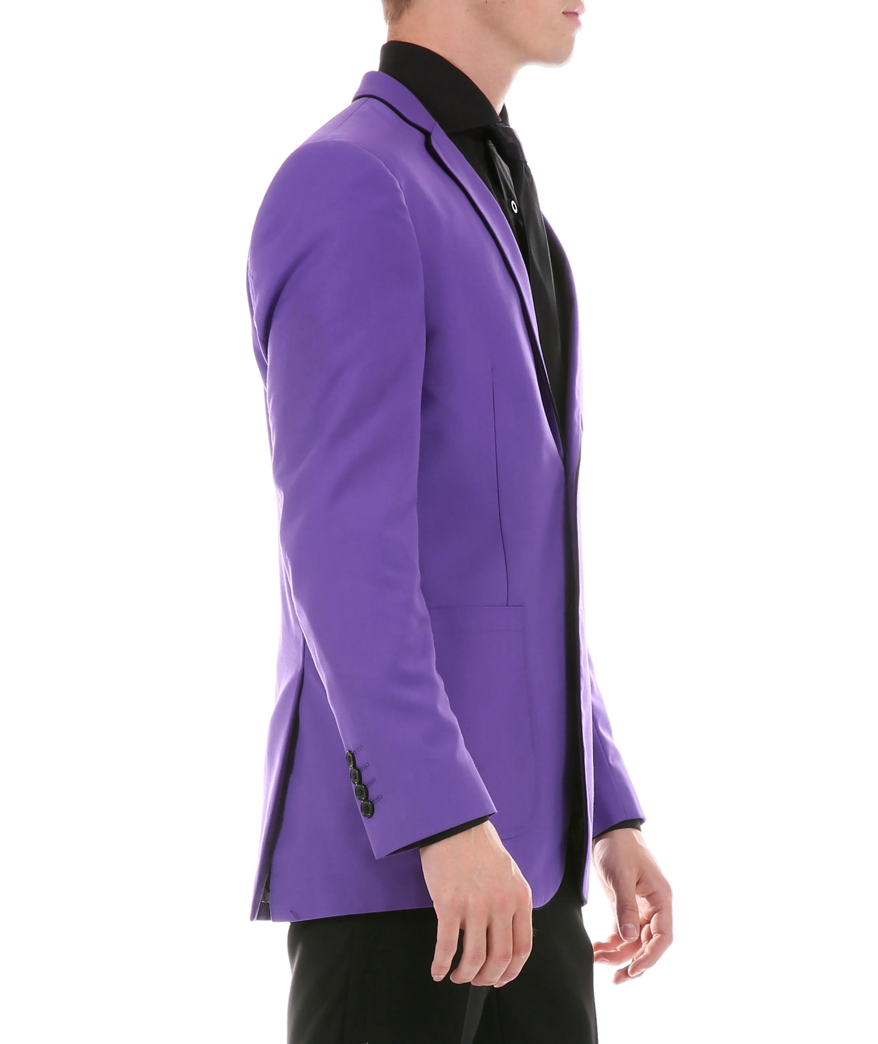 Porter Purple Men's Slim Fit Blazer