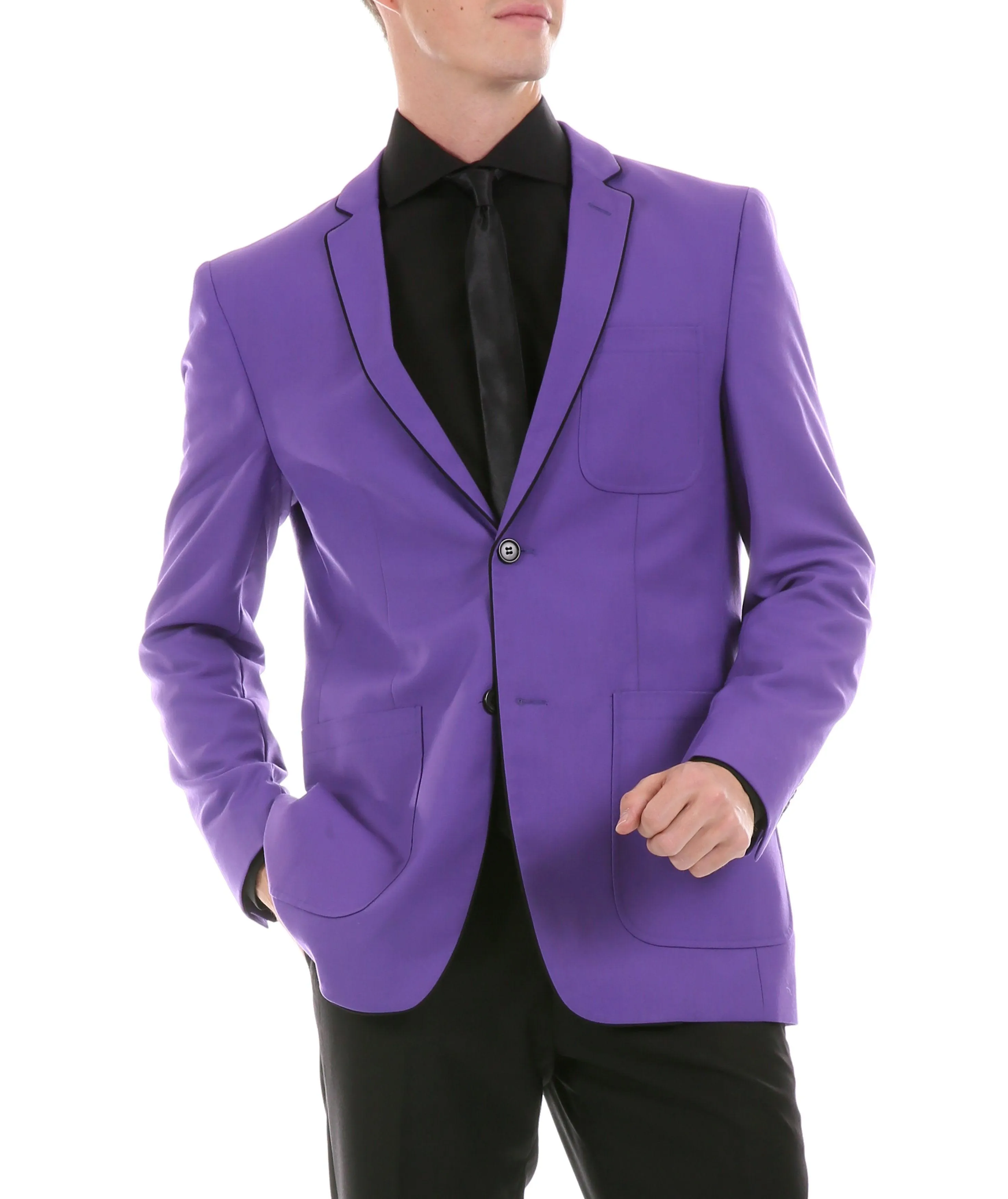Porter Purple Men's Slim Fit Blazer