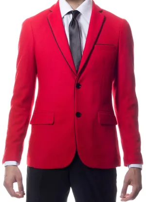 Porter Red Men's Slim Fit Blazer
