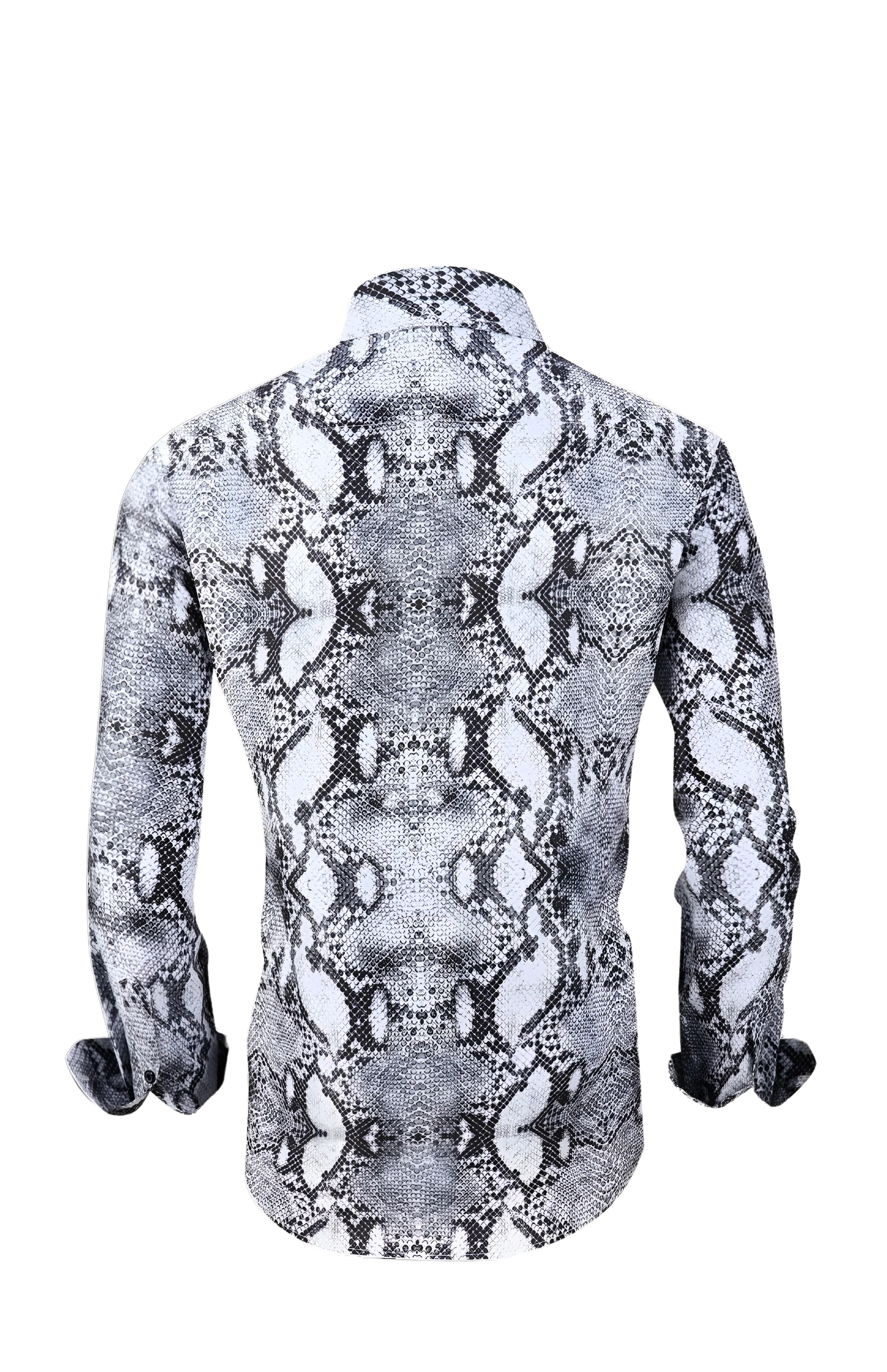 PREMIERE SHIRTS: GREY SNAKESKIN