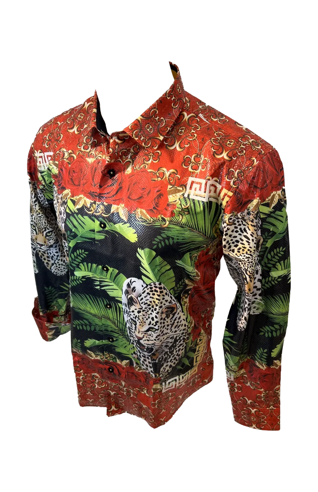 PREMIERE SHIRTS: RED CHEETAH