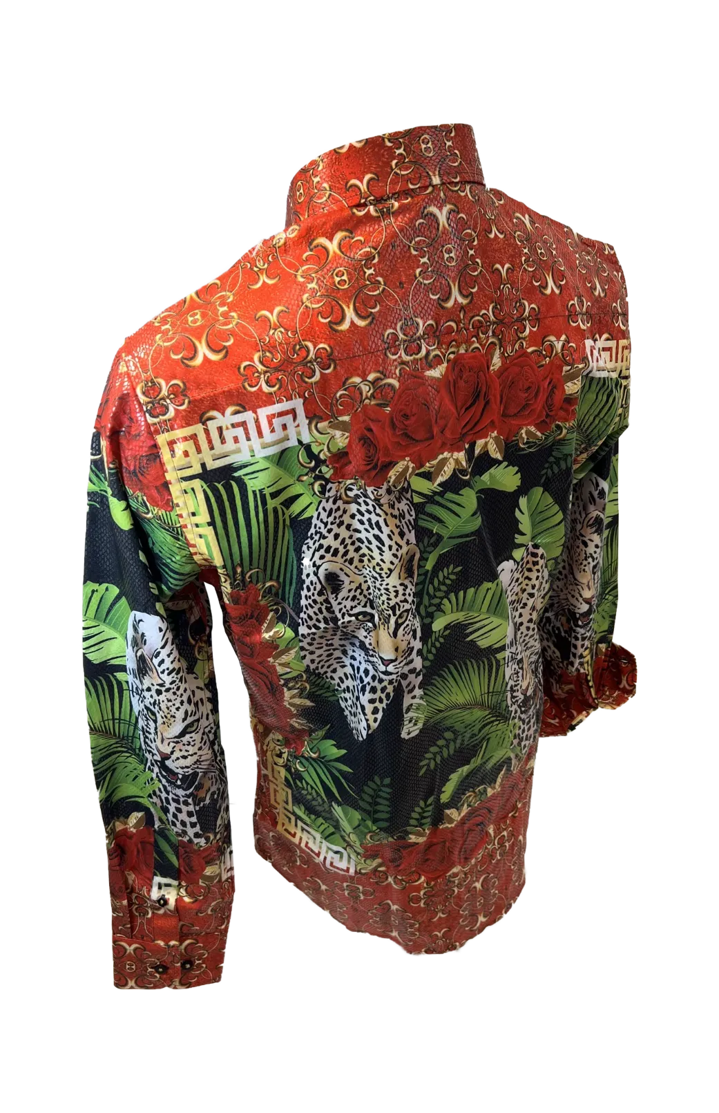 PREMIERE SHIRTS: RED CHEETAH