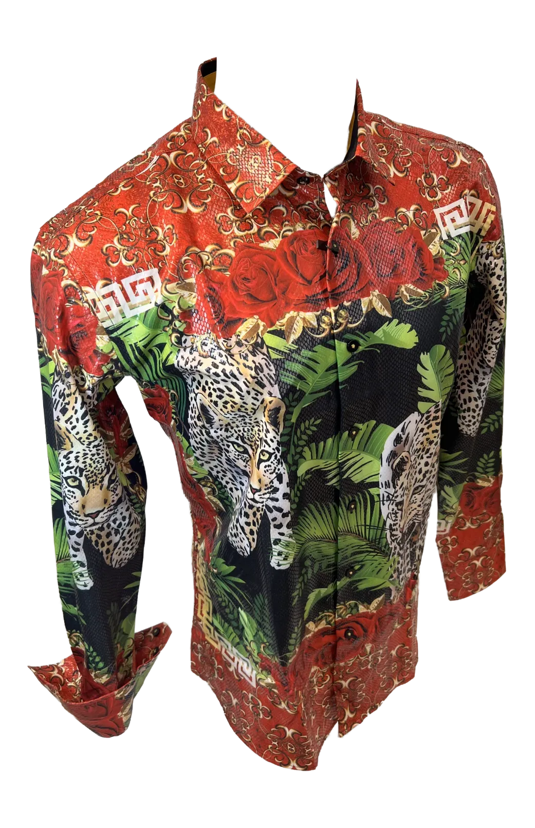 PREMIERE SHIRTS: RED CHEETAH