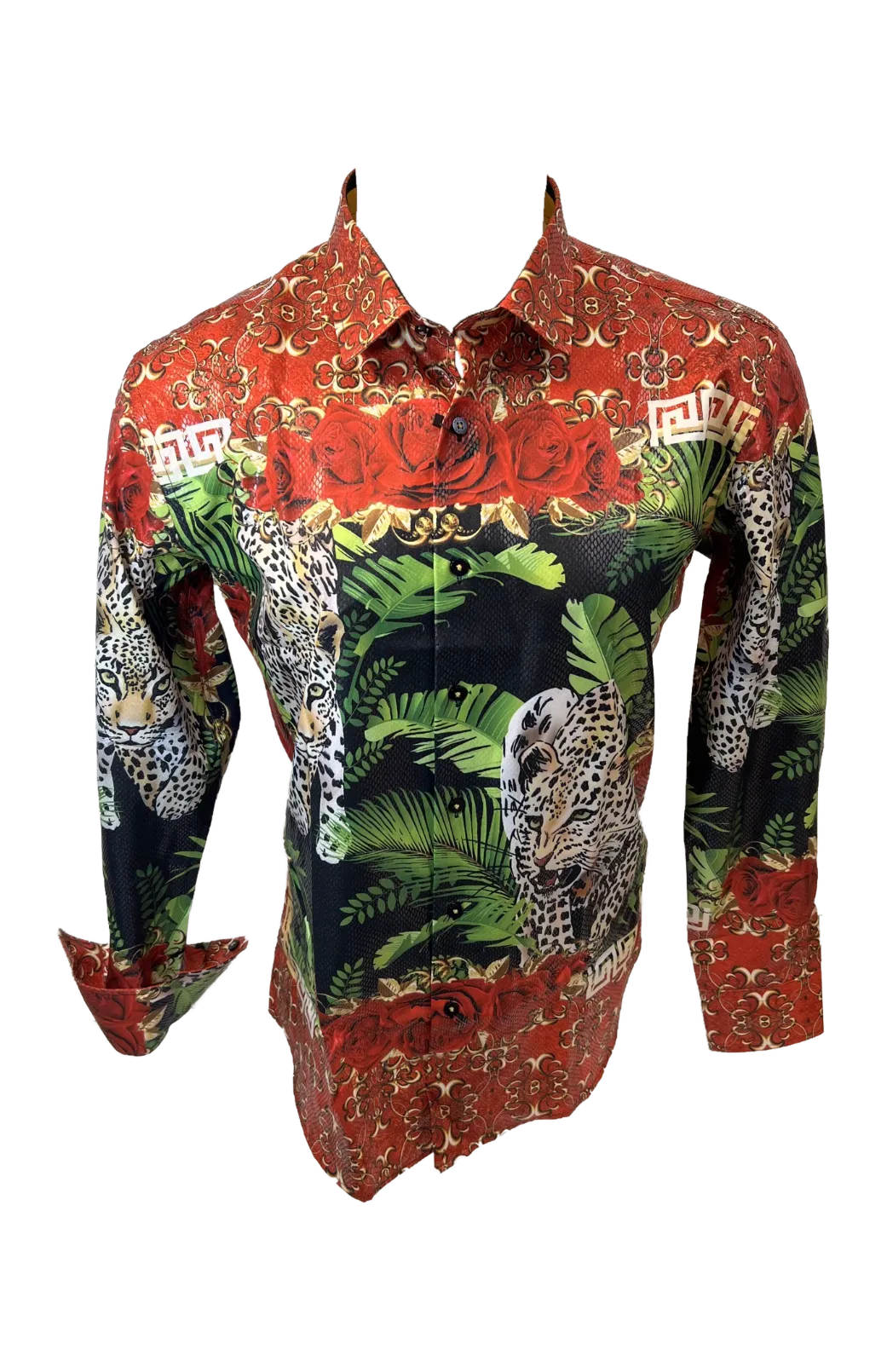 PREMIERE SHIRTS: RED CHEETAH