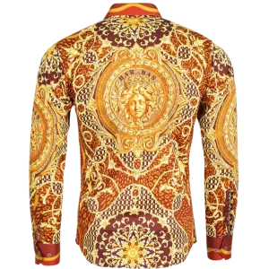 PREMIERE SHIRTS: RED/ORANGE GOLD STAR