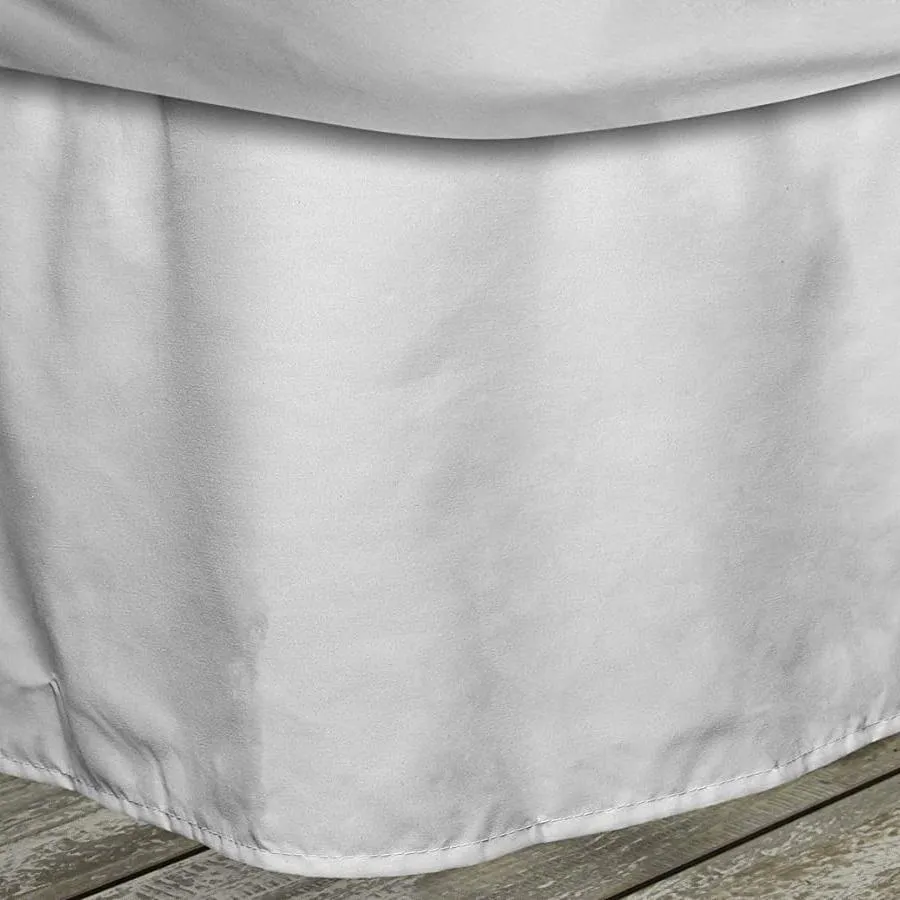 QuickFit Pleated Bedskirt with Elastic Fastener
