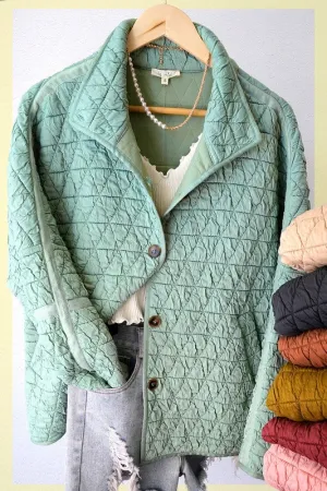 Rosie Soft Quilted Oversized Jacket